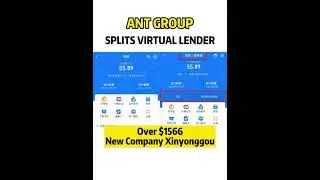 Ant Group splits virtual lender Huabei to limit financial risks#Shorts