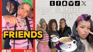 Chrisean outside with her baddie friends DJ Sky and Natalie Nunn outside! 08.09.2025