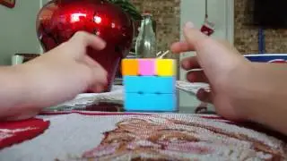 How to solve the second layer of a rubix cube