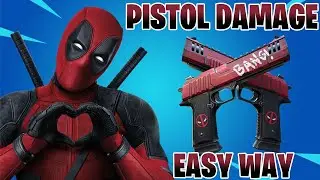 PISTOL DAMAGE CHALLENGE GUIDE (Easy Way) | Fortnite