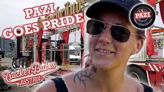Truck wird zum Saunatempel: Pazi darf auf Regenbogenparade fahren 🏳&zwj;🌈 | Trucker Babes Austria | ATV