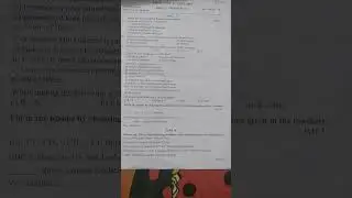 2nd Puc Chemistry 1st Board test district paper