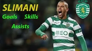Slimani Sporting Clube Portugal Goals, Skills, Assists