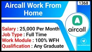 Aircall Work From Home | Online Job At Home | Customer Support Specialist Job | WFH Job