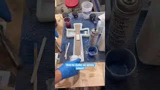 How to make an epoxy cross! #epoxy #cross #howto #build @TotalBoat  @CraftedElements