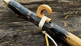 Native American Style Ambient Flute ~ Branch Flute by Many Moons Flutes ~ Key of D Minor