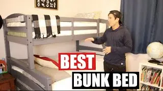 DOREL TWIN OVER FULL BUNK BED REVIEW | SOLID WOOD | AMAZON BUYS