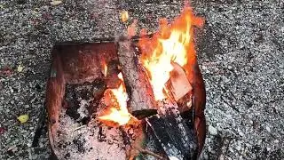 Inverhuron Provincial Park #Ontario Parks #Love Fall Camping #Relaxing Bonfire #Life Is Good!