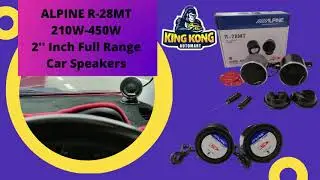 ALPINE R-28MT 210W-450W 2'' Inch Full Range Car Speakers With Bass