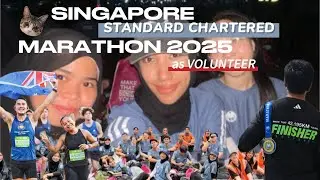 FIRST TIME AS SINGAPORE STANDARD CHARTERED   MARATHON VOLUNTEER || SSCM 2025 🤩