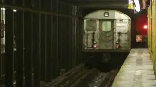 IND St Nicholas Ave Line: R32 C Train at 155th St (168th St Bound)