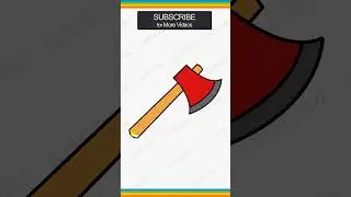 Axe drawing | How to draw Axe .. #shorts