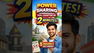 🚀 Class 10 Civics Power Sharing Full Explained | 📩 COMMENT FOR NOTES #shorts #viral