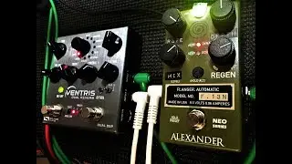 Alexander F-13 Neo Series Flanger + Source Audio Ventris Hall Mode