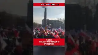 ROLNICY PROTESTUJĄ W WARSZAWIE
