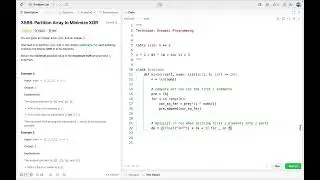 leetcode 3599  Partition Array to Minimize XOR | DP tabulation