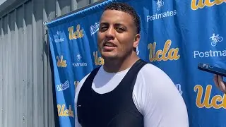 UCLA DT Keanu Williams after the second day of fall camp 8/1