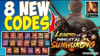 Legend of Immortal: Sun WuKong - Gameplay & 8 Gift Codes 2025 | Game Mobile - How to Redeem Codes