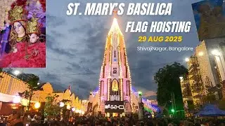 St. Mary’s Basilica Feast 2025 | Flag Hoisting 1st day #madhatv #velankanni #pilgrimage #mothermary