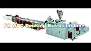 PE WPC Decking Extrusion Line