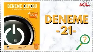 DENEME DEPOSU PROBLEMLER ÇÖZÜMLERİ DENEME-21 ACİL YAYINLARI #denemedeposu #problemler