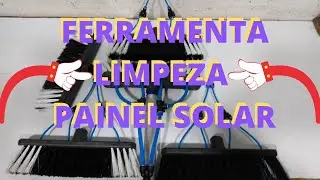 FERRAMENTA LIMPEZA DE PAINEL SOLAR