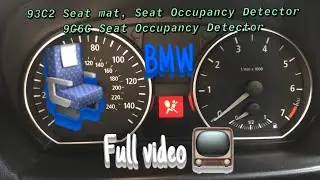 BMW common air bag fault (Seat mat, Seat Occupancy Detector)