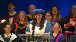 Louise May BSU Honorary Doctorate speech