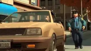 GTA 4 - Trolling fat cop (funny police officer)