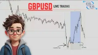 GBPUSD Live Trade Today 📊 Forward Testing My Strategy