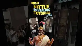 2024 🔥 NEW ONAM CELEBRATION TITTLE REVEALING REELS VIDEO EDITING | ONAM CELEBRATION REELS EDITING