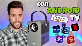 El PROYECTOR con Android TV integrado M&Aacute;S BARATO | Artlii Play