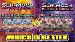 В каком наборе будут лучшие рывки!? Pokemon Burning Shadow против Pokemon Guardians Rising