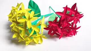 Paper Flower DIY Idea| How To Make Beautiful Paper Flower Out Of Paper| paper flower tutorial