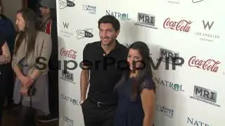 Evan Lysacek, Aly Raisman at CW3PR Presents Gold Meets Go...