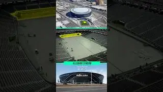 Field preparation on match days 👀 #football #stadium #nflstadium #shorts