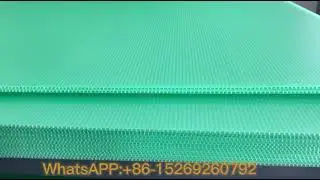 Co-extrusion Colorful surface PP corrugated hollow sheet board making production machine