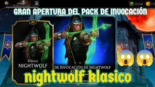 QUE MALA SUERTE TENGO 😞 GRAN APERTURA DEL PACK DE INVOCACION DE NIGHTWOLF KLASICO