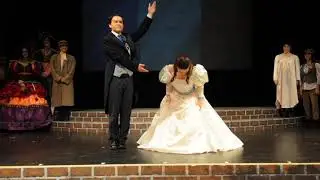 Les Miserables curtain call rehearsal, Hillsdale Drama, San Mateo CA