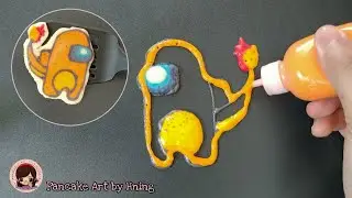 Among us pancake art - among us pokemon version Charmander