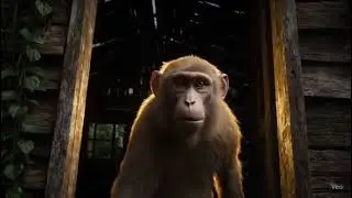Ai Monkey vlog Jungle Zombie|  Monkey's Scary!