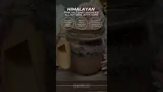 Himalayan Pink Salt and Lavender All-Natural Bath Soak