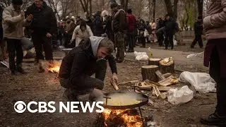 Ukrainians in Kherson face brutally cold temperatures without electricity, heat