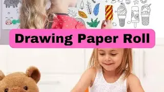 Drawing paper roll | Best kids engaging activity |