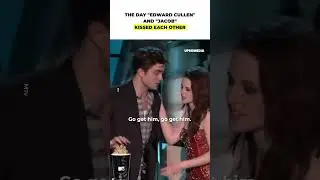 Robert Pattinson and Taylor Lautner kissed at an award ceremony 💖 #shorts