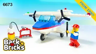 LEGO Solo Trainer prop airplane | Let's BUILD & REVIEW | Classic LEGOLAND Set 6673 from 1990!