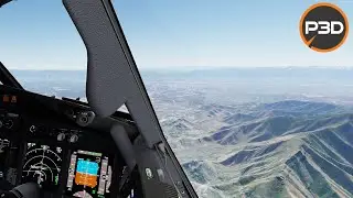 [P3D V5] Active Sky + TrueSKY | San Francisco - Salt Lake City (4K)