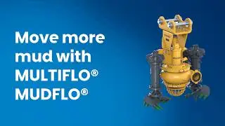 Move more mud with the Multiflo&reg; Mudflo&reg; submersible dredge pump.
