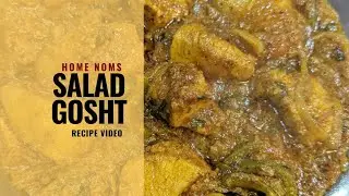 Salad gosht recipe on homeNoms channel 