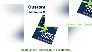 Custom Books Booklet Brochure Printing Magazine Comic Instruction Manual Catalogue For Advertising C